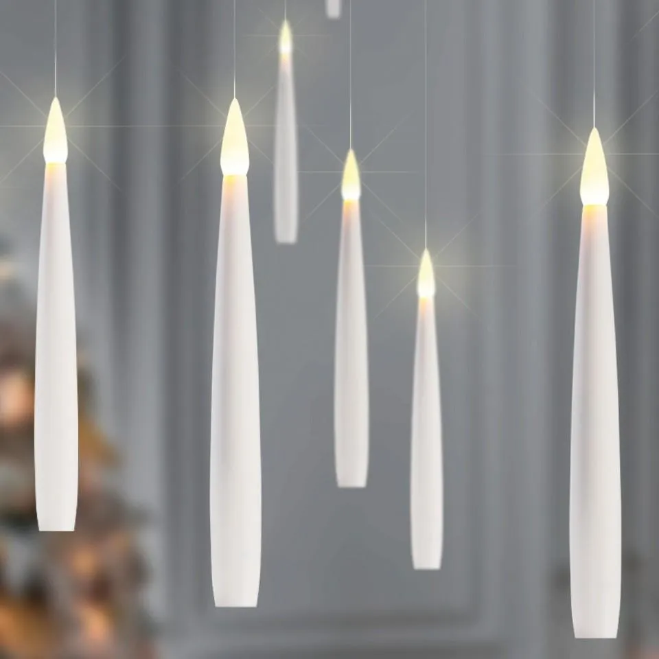 Remote Controlled Floating Candles - Set of 10