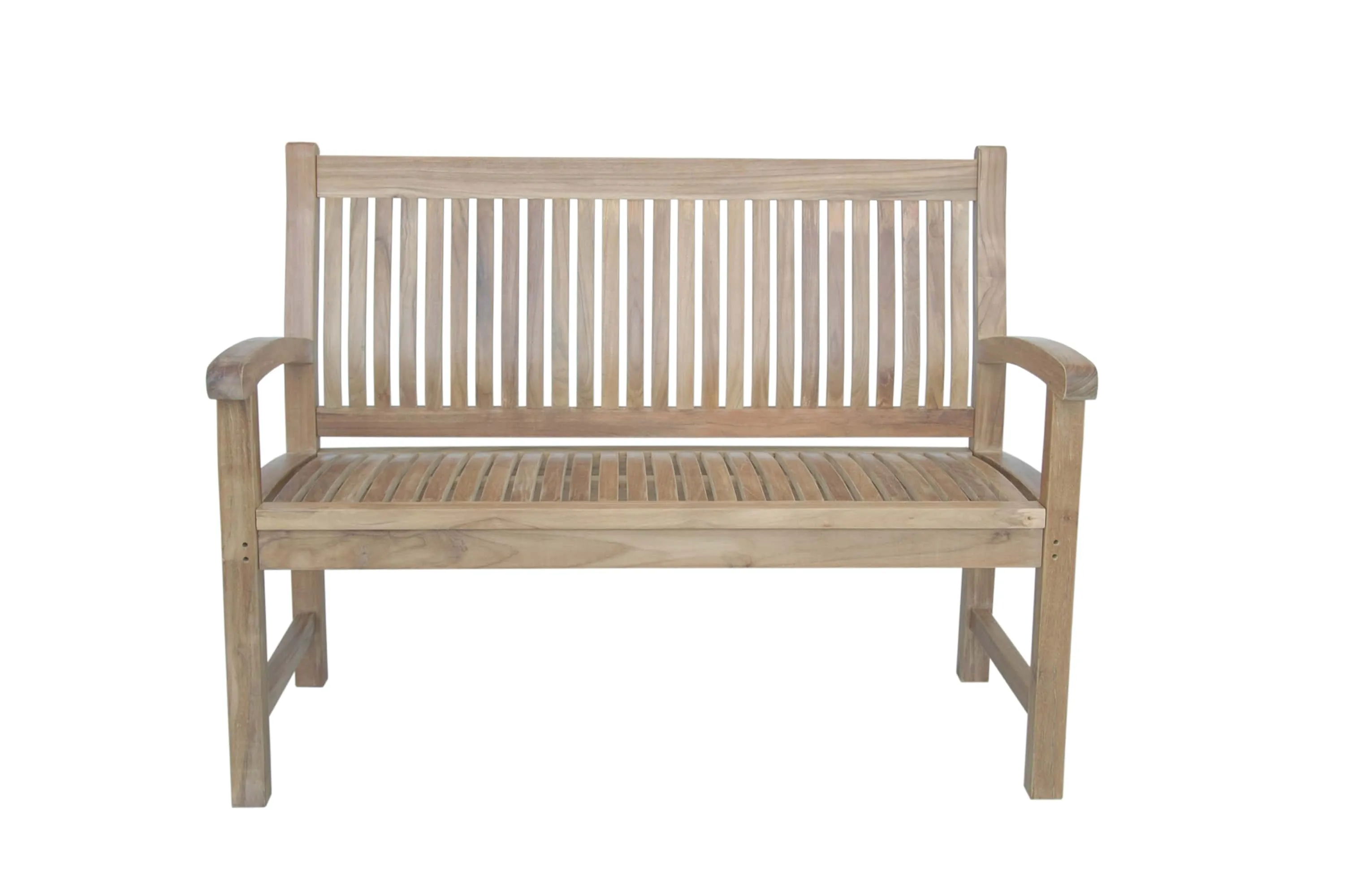 Sahara 2-Seater Bench, 36 H x 47 W x 24 L, Crafted Solid In Teak, Arrives In 5-9 Working Days For Easy Assembly.