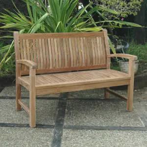 Sahara 2-Seater Bench, 36 H x 47 W x 24 L, Crafted Solid In Teak, Arrives In 5-9 Working Days For Easy Assembly.