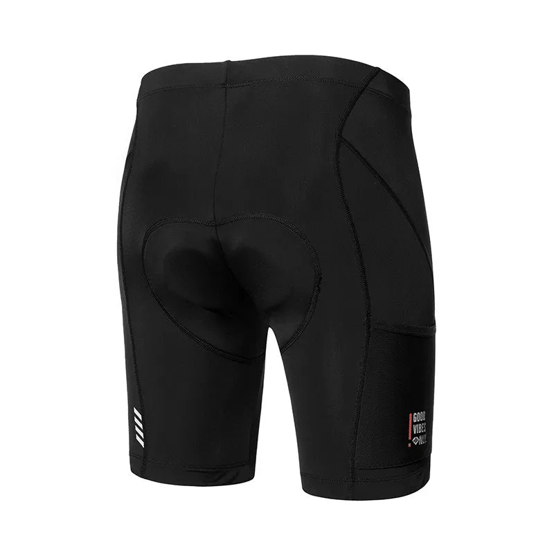 Santic Black Men’s Cycling Shorts Padded Cycling Tights