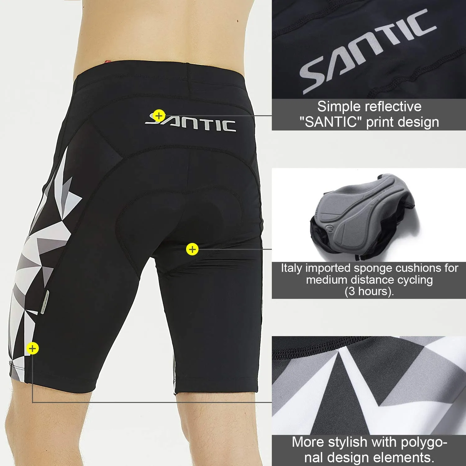 Santic Men's Biking Shorts