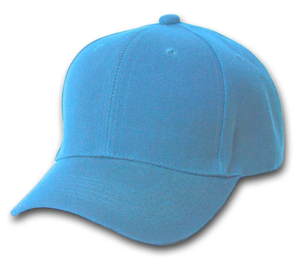 TopHeadwear Blank Baseball Hat Adjustable Hook and Loop Closure