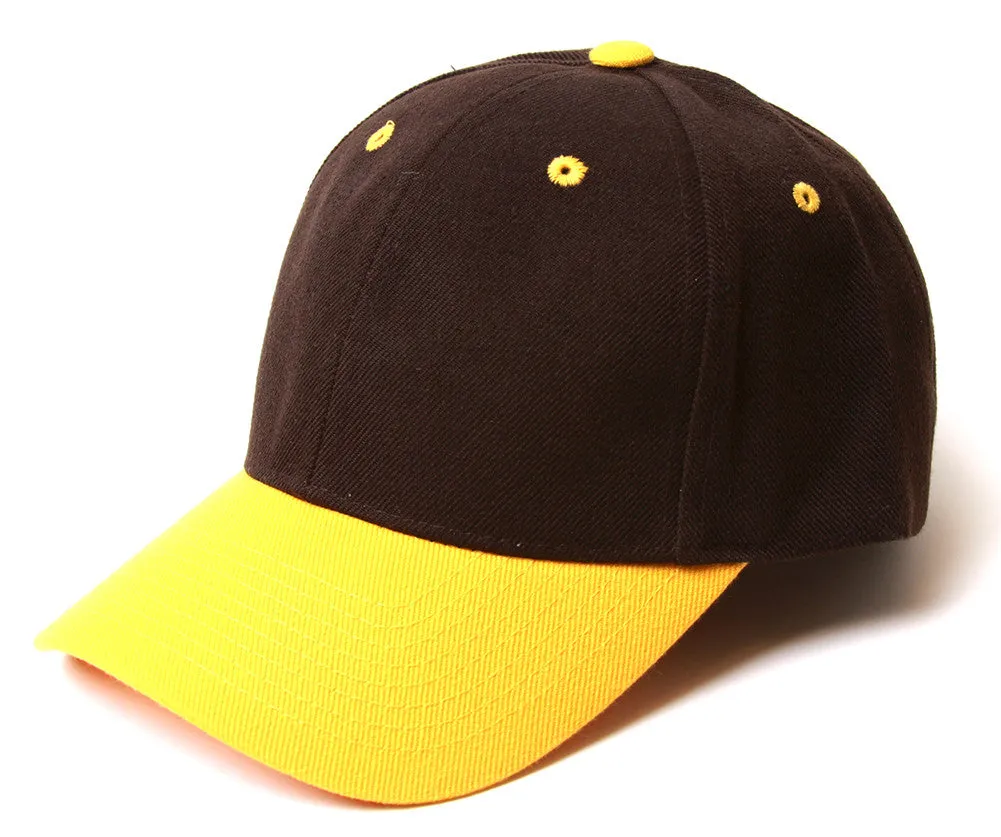 TopHeadwear Blank Baseball Hat Adjustable Hook and Loop Closure