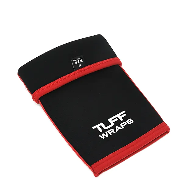 TUFF 7mm Competition Knee Sleeves (Black/Red)