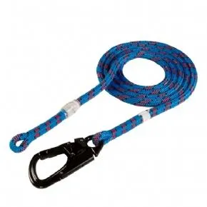 Yale Blue Moon Lanyard Rope 11.7mm with ISC Triple Action Snap Carabiner 5m